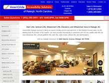 Tablet Screenshot of ameriglide-raleigh-nc.com